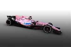 Force India Formula 1 team unveils new pink livery for 2017 image