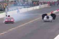 This is why purpose-built drag racing cars need parachutes image