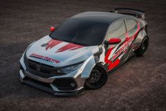 This Honda Civic Si is a rear-wheel drive, 900 HP drift machine image