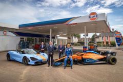 We want to see the classic Gulf livery on McLaren's Formula One car image