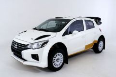 Ralliart built a Mitsubishi Mirage Evolution...sort of image