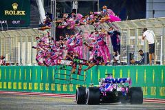 Sergio Perez waited nine years for his first win image