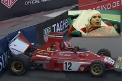 WATCH: Leclerc crashes Niki Lauda's Ferrari in Monaco image