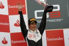 Stockinger wins second place in Barcelona GP3 opener image