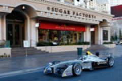 Formula E car makes first public demonstration run on iconic Las Vegas Strip image