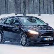 Spied: Ford testing next-gen Focus Wagon mule in the snow image