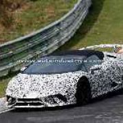 Spied: Lamborghini Huracan Spyder Performante goes to the track image