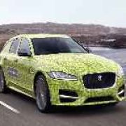 Jaguar releases new images of XF Sportbrake in tennis ball livery image
