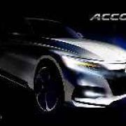 2018 Honda Accord teased in latest design sketch image