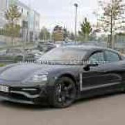 Spied: 2020 Porsche Mission E seen for the first time image