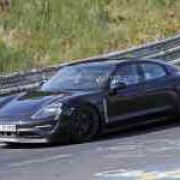 Spied: Porsche Mission E making rounds at the 'ring image