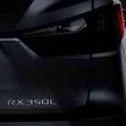 Three-row Lexus RX teased, to debut in Los Angeles image