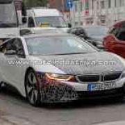Spied: BMW i8 sports revised aero, possibly new S variant image