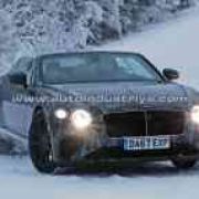 Spied: Bentley Continental GTC drops top for some snow image