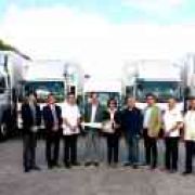 Mitsubishi turns over fleet of FUSO trucks to MetroPac Movers logistics image
