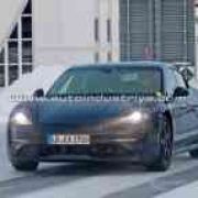 Spied: Porsche Mission E undergoes cold weather testing image