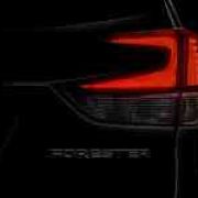 2019 Subaru Forester flaunts its tail lights ahead of New York debut image