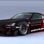 Liberty Walk adds girth to Toyota 86, Subaru BRZ image