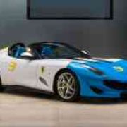 This Ferrari SP3JC V12 grand tourer is one of a kind image