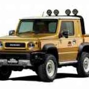 Suzuki Jimny 'woodie' pickup for Tokyo Auto Salon is retro cool image