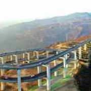 This highway in China looks like a life-sized Hot Wheels track image