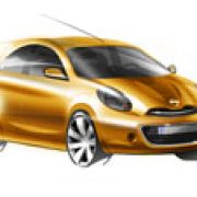 Nissan reveals sketches of new March global compact car image