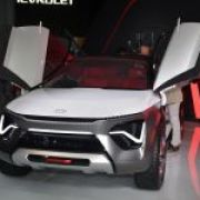 Kia HabaNiro EV concept has a windshield for a touchscreen image