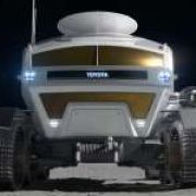 Toyota is going to the moon in this manned, lunar rover image