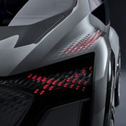 Audi's new digital OLED lights display warnings to drivers image