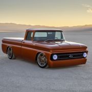 This retro 450 HP Chevrolet E-10 pick-up runs only on electricity image