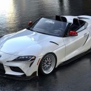 This render of a droptop Supra is drop-dead gorgeous image