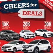 Honda extends Cheers for Deals promo until end of January 2020 image