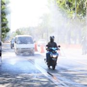 Disinfecting stations on major highways aim to curb virus image