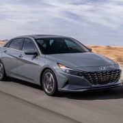 This is the hybrid version of Hyundai's all-new 2021 Elantra image