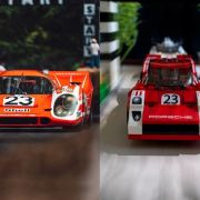 Porsche recreates some great photos with Lego image