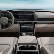 This is the interior of the 2021 Kia Carnival minivan image