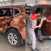 Watch these 'magical' mechanics fix this wrecked Nissan X-Trail image