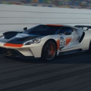 You'll recognize this 2021 Ford GT Heritage Edition if you saw Ford v Ferrari image