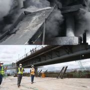 Skyway Stage 3 section destroyed by Pandacan fire now replaced image