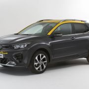 2021 Kia Stonic GT Line shown with unique look, yellow roof image