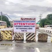 Tejero Bridge in Tanza, Cavite closed until further notice image