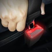 Skoda was so bored they made a seatbelt buckle with glowing LED lights image