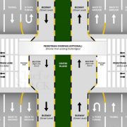 This EDSA concept integrates Busway with U-turns and pedestrian lanes image