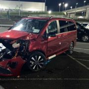 Laid-off worker at Mercedes V-Class factory goes on bulldozer rampage image