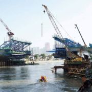 DPWH says work on Estrella-Pantaleon bridge ahead of schedule image