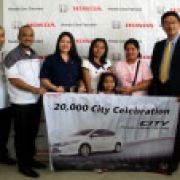 Honda celebrates 20k Sales Milestone for the City image