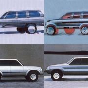 From the archives: Toyota Land Cruiser 80 prototypes, sketches image