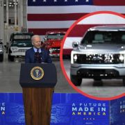 POTUS and Ford let us peek at 2022 F-150 Lightning image