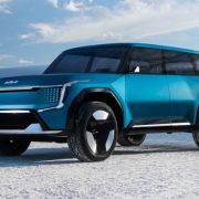 Kia previews three-row electric SUV with EV9 Concept image