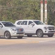 2023 Ford Everest prototype spotted with new Ranger look image